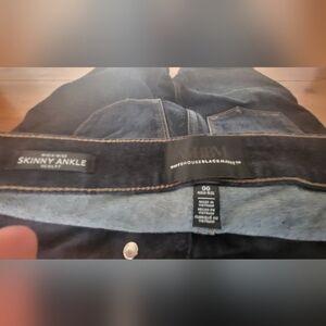 White House Black Market Women's Dark Blue Jeans